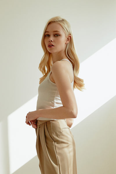 Bridget Cropped Halter Top