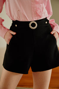 Rosie Jewel Belted Shorts