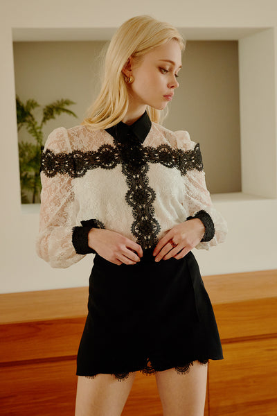 Charlotte Victorian Lace Blouse