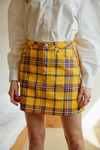 Nataly Multi Plaid Skirt