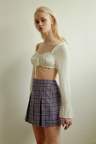 Monica Plaid Tennis Skirt