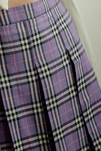 Monica Plaid Tennis Skirt