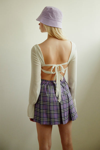 Monica Plaid Tennis Skirt