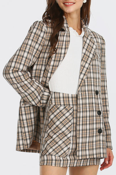 storets.com Maci Plaid Check Jacket