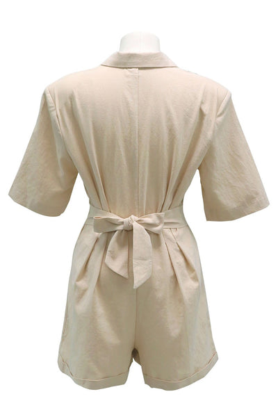 Danna Shirt Playsuit w/Belt