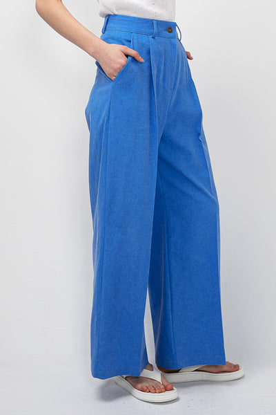 Harper Pintuck Waist Wide Leg Pants