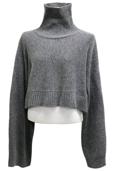 storets.com Skyler Cropped Knit Turtleneck Sweater