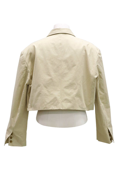 Nelly Notch Lapel Crop Jacket