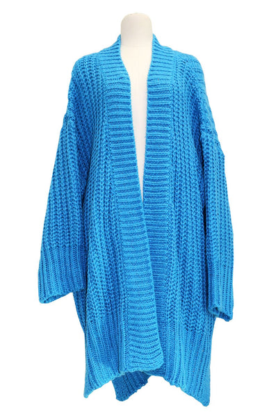 Elliot Ribbed Knit Maxi Long Cardigan