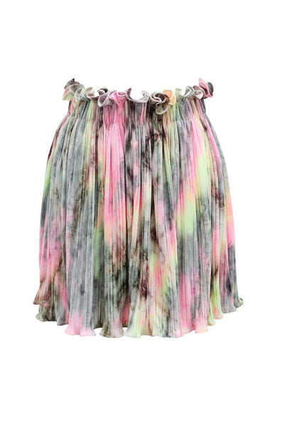 Owen Tie Dye Pleated Skirt