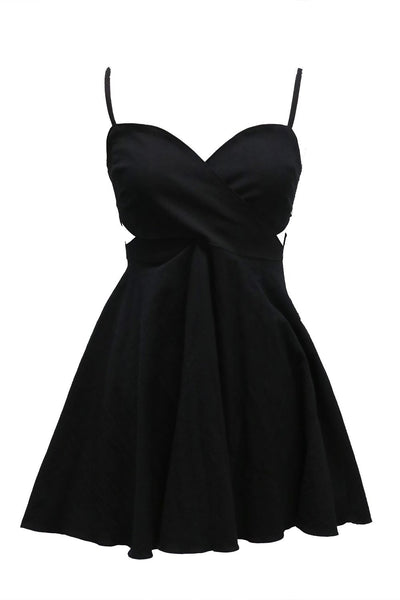 Mary Twist Front Skater Dress