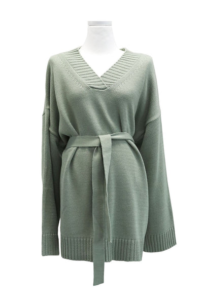 Melany Sweater Dress w/Belt