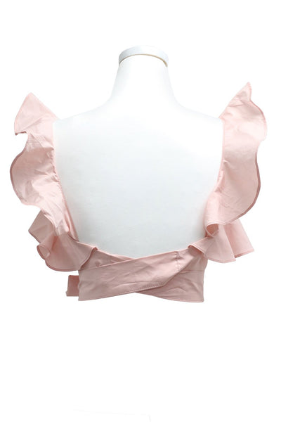 Paige Tie-Waist Ruffle Top