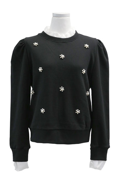 Chloe Pearl Embellished Sweatshirt