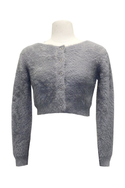 Dani Fuzzy Cropped Cardigan