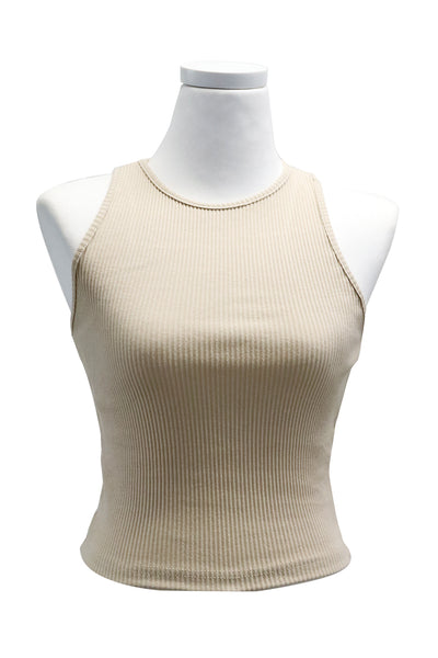 Mercy Ribbed Crop Tank Top