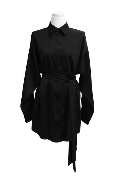 Bailey Satin Shirt Dress