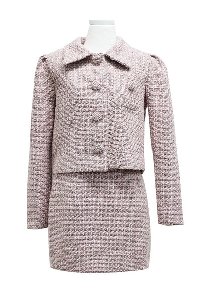 Sofia Wide Collar Tweed Jacket