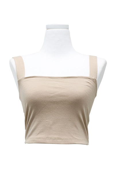 Elle Square Neck Crop Tank