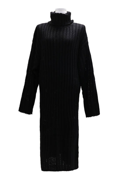 Evelyn Turtleneck Knitted Long Dress