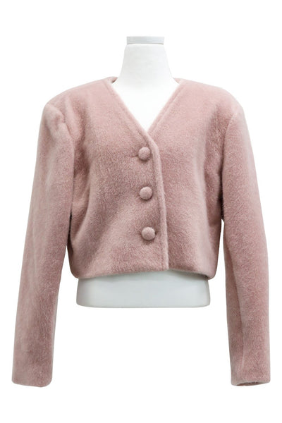 Anna Fuzzy Cropped Jacket