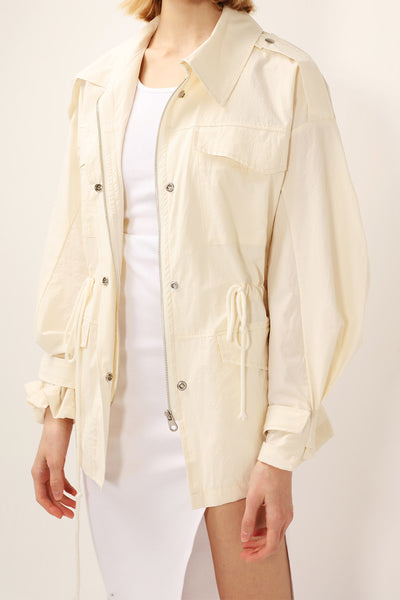 Lana Puff Sleeve Safari Jacket