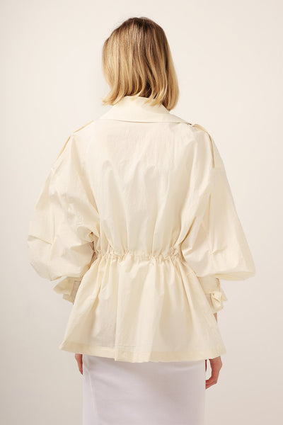 Lana Puff Sleeve Safari Jacket