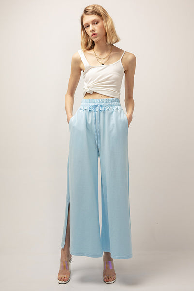 Scarlett Side Slit Wide Pants