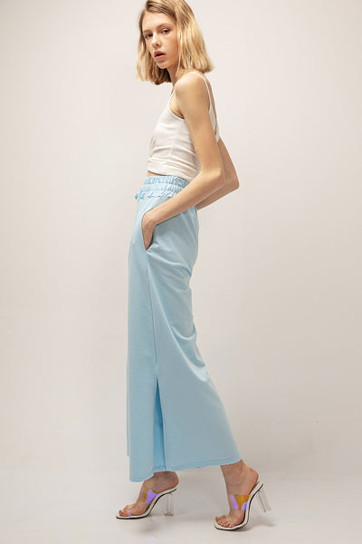 Scarlett Side Slit Wide Pants