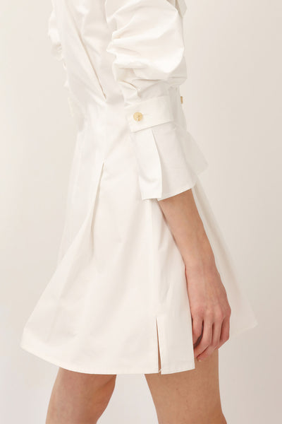 Amelia Pintuck Shirt Dress