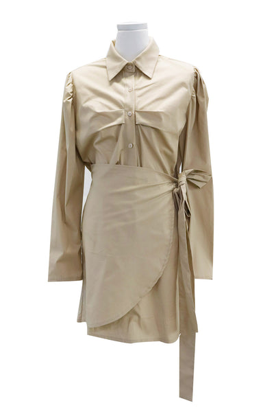 Carmen Wrap Shirt Dress