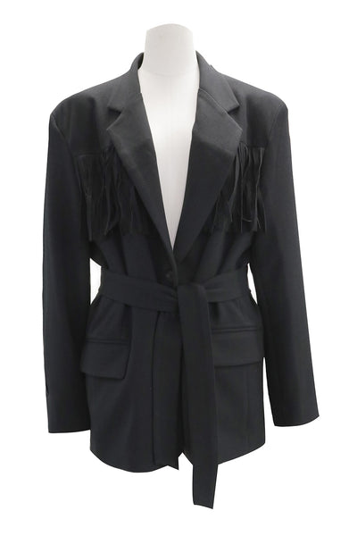 Bailey Fringe Jacket w/Belt