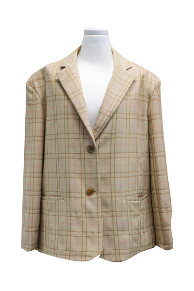 Paige Plaid Boyfriend Jacket