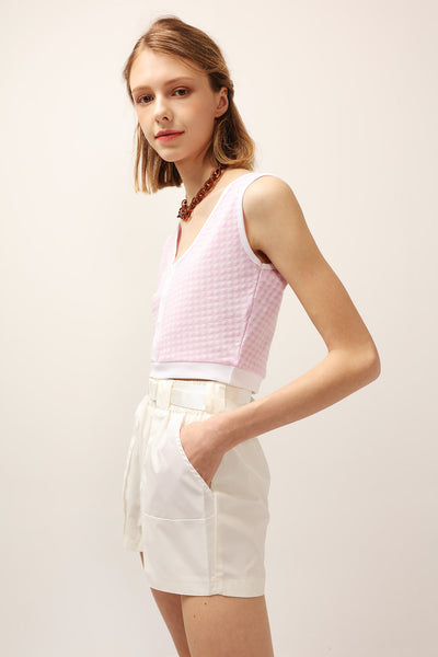 Lucy Gingham Crop Top