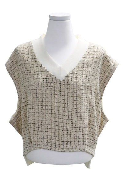 Gianna Tweed Vest