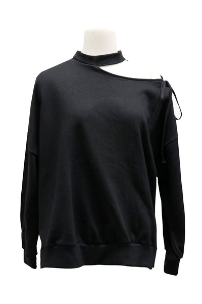 Serenity Choker Eyelet Sweatshirt