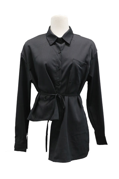 Zoey Asymmetric Hem Shirt