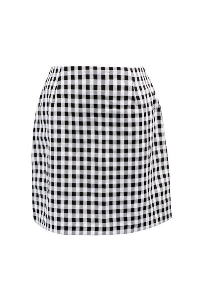 Aria Gingham Mini Skirt