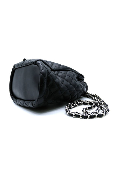 Quilted Chain Bucket Bag