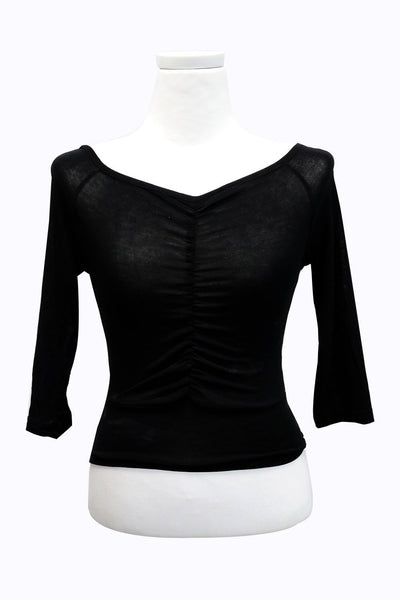 Ellie Ruched Front Cropped Top