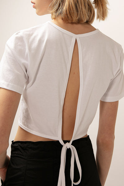 Hazel Tie Waist Crop Top