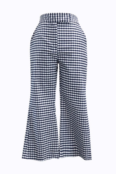 Eva Gingham Bootcut Pants