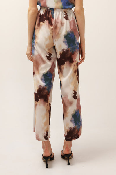 Vivian Marble Print Wide Pants