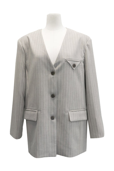 Jessica Pinstripe Jacket