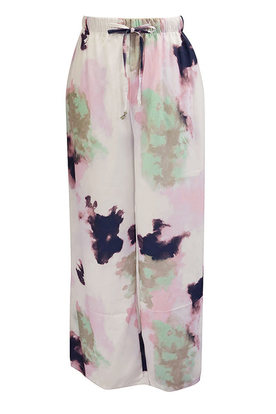 Vivian Marble Print Wide Pants