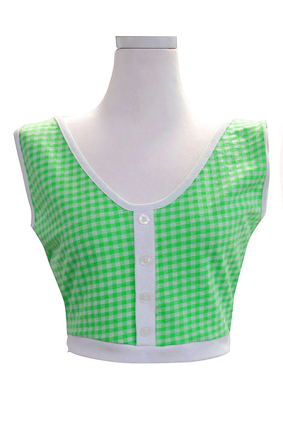 Lucy Gingham Crop Top