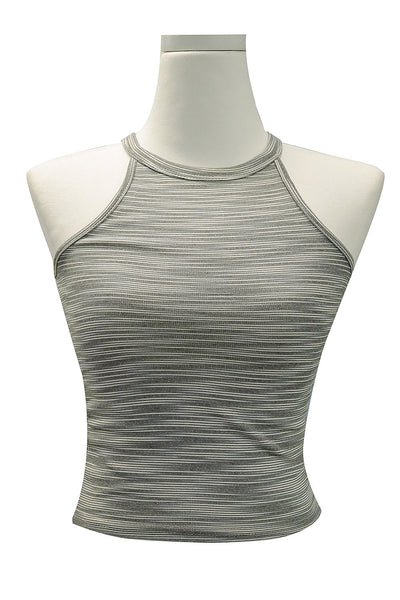 Maya Mottled Striped Halter Top