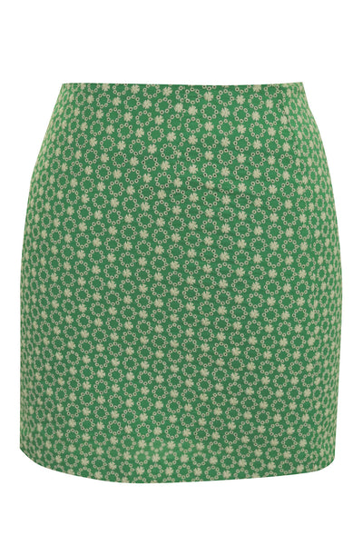 Audrey Flower Embroidered Skirt