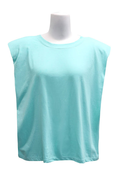 Elena Padded Shoulder T-shirt