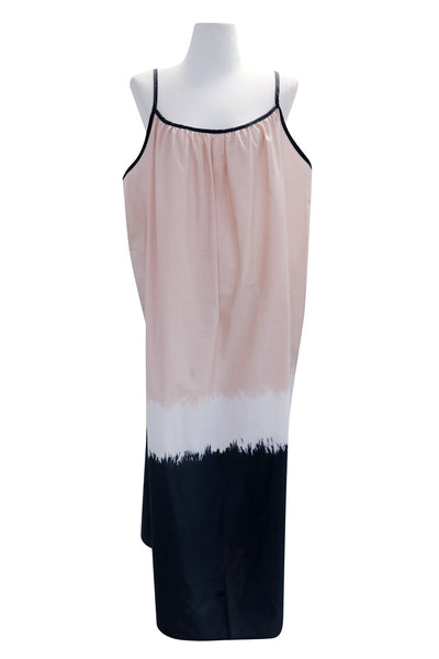 Talia Two-Tone Maxi Dress